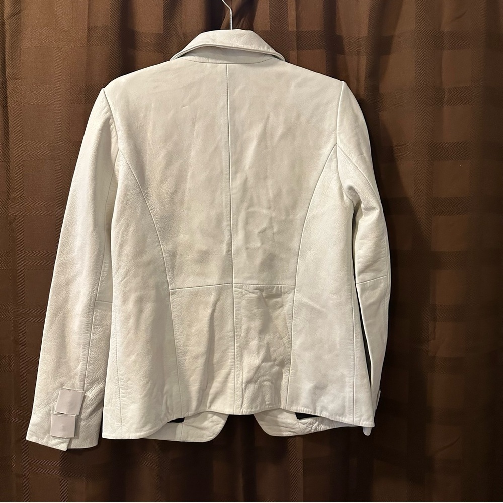 NWT Walter Baker Womens  Marley Leather Blazer reg $698 size small - Picture 12 of 14